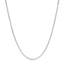 14k White Gold Lumina Pendant Chain 1.0mm