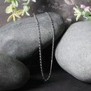 14k White Gold Lumina Pendant Chain 1.0mm