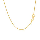 14k Yellow Gold Round Snake Chain 0.9mm