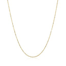 14k Yellow Gold Singapore Chain 0.8mm