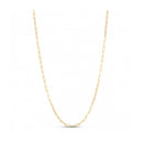 Sterling Silver Gold Plated Paperclip Chain (2.50 mm)
