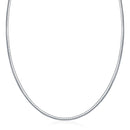 Sterling Silver Classic Omega Chain Necklace (3.0mm)