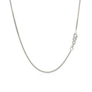 14k White Gold Gourmette Chain 1.0mm