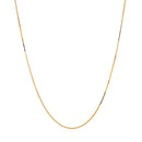 14k Yellow Gold Classic Box Chain 0.45mm