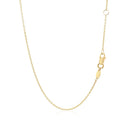 14k Yellow Gold Smooth Flat Horizontal Bar Style Necklace