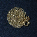 14k Yellow Gold Singapore Chain 1.0mm