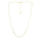14k Yellow Gold Adjustable Snake Chain 0.85mm