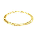6.5mm 14k Yellow Gold Lite Figaro Bracelet