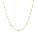 10k Yellow Gold Cable Chain 1.1mm