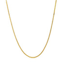 14k Yellow Gold Adjustable Box Chain (1.10 mm)