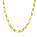 6.3mm 14k Yellow Gold Mariner Link Chain