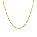 14k Yellow Gold Classic Box Chain 1.4mm