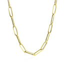 10K Yellow Gold Lite Paperclip Chain (4.20 mm)
