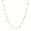14k Yellow Gold Bead Chain 1.0mm