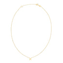 14K Yellow Gold Pisces Necklace
