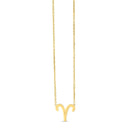 14K Yellow Gold Aries Necklace