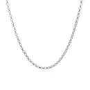 14k White Gold Rolo Chain 1.9mm
