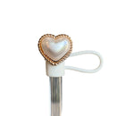 PEARL STRAW TOPPER - Tumbler Handle Charm