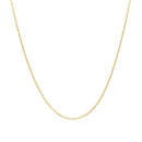 Adjustable Cable Chain in 14k Yellow Gold (1.0mm)