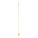 14k Yellow Gold Diamond Heart Locket Necklace