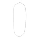Sterling Silver Rhodium Plated Paperclip Chain (1.8 mm)