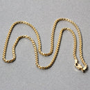 14k Yellow Gold Solid Round Box Chain 2.5 mm