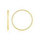Endless Hoop Style Earrings in 14K Yellow Gold