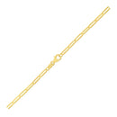 14K Yellow Gold Paperclip Bracelet (2.5mm)