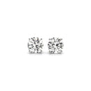 2 cttw Certified IGI Lab Grown Round Diamond Stud Earrings 14k White Gold (G/VS2)