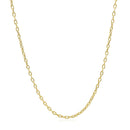 Double Extendable Cable Chain in 14k Yellow Gold (1.9mm)