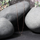 14k Rose Gold Classic Box Chain 0.6mm