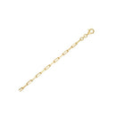 Sterling Silver Gold Plated Paperclip Chain (2.95 mm)