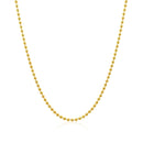 14k Yellow Gold Bead Chain 1.5mm