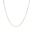 18k Rose Gold Classic Box Chain (0.60 mm)