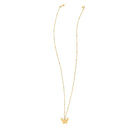 14k Yellow Gold Ppillon Butterfly Necklace