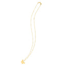 14k Yellow Gold Ppillon Butterfly Necklace