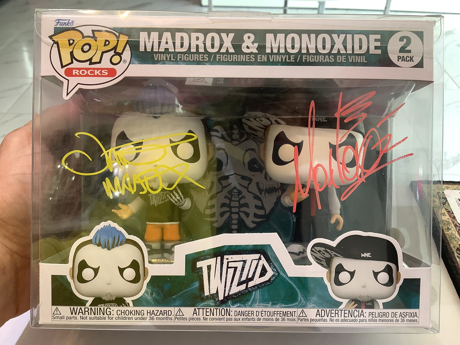 Funko Pop Rocks Twiztid Madrox & Monoxide 2Pack AUTOGRAPHED