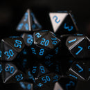 Dark Cathedral Blue Acrylic Dice Set