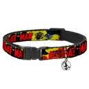 Cat Collar Breakaway - Classic BATMAN Issue #1 Robin & Batman Cover Pose Yellow Red