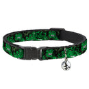 MARVEL COMICS Cat Collar Breakaway - The Hulk Stacked