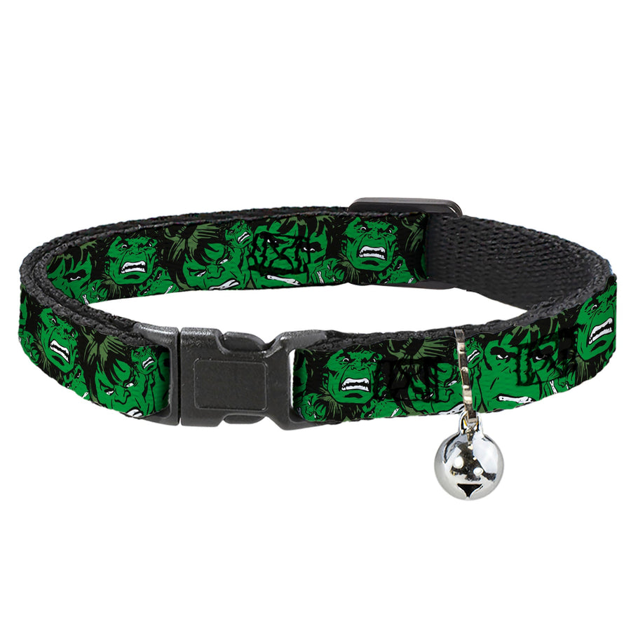 MARVEL COMICS Cat Collar Breakaway - The Hulk Stacked