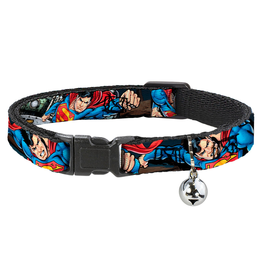 Cat Collar Breakaway - Superman Metropolis Face-Off