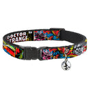 MARVEL COMICS Cat Collar Breakaway - Classic DOCTOR STRANGE Comic Book Title 4-Poses