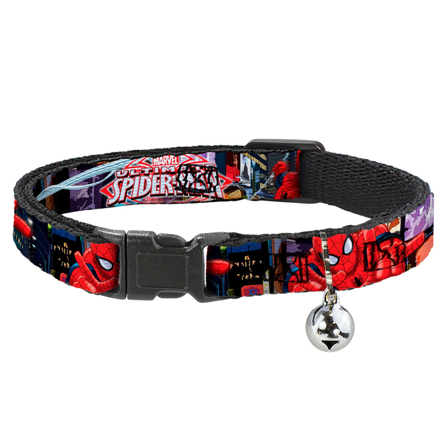 ULTIMATE SPIDER-MAN Cat Collar Breakaway - THE ULTIMATE SPIDER-MAN Swinging City Poses