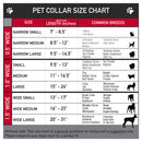 Plastic Clip Collar - Mustaches White/Black