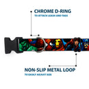 Plastic Clip Collar - Marvel Universe Superheroes Stacked