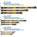 Plastic Clip Collar - MARVEL/Retro Comic Panels Black/Yellow