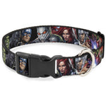 Plastic Clip Collar - 7-Vivid Avengers Action Poses