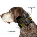 Plastic Clip Collar - BATMAN w/Bat Signals & Flying Bats Yellow/Black/White