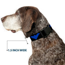 Plastic Clip Collar - Nightwing Logo Black/Blue